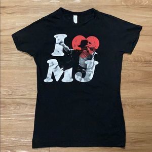 Girly girl Micheal Jackson t-shirt